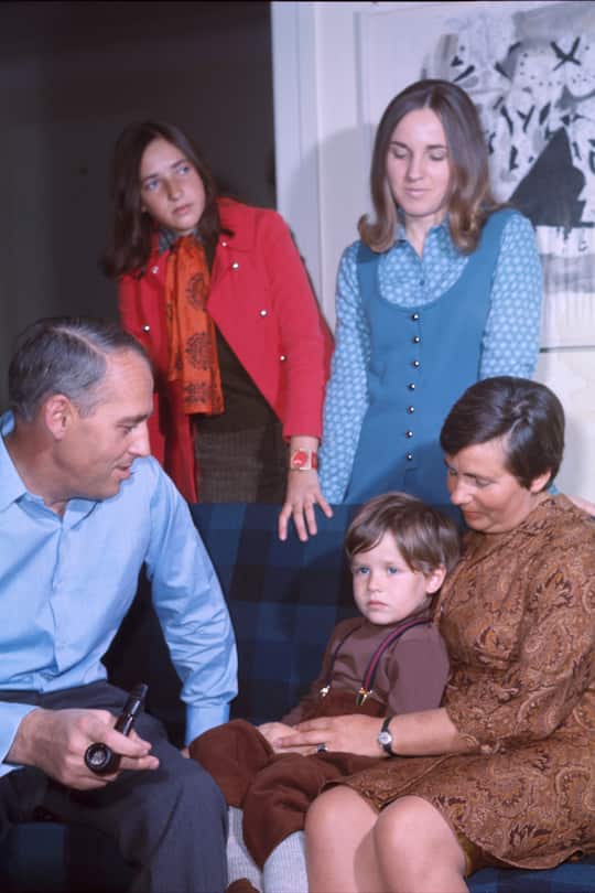 Helmut Hubacher Gret Hubacher-Hungerbühler mit den Kindern