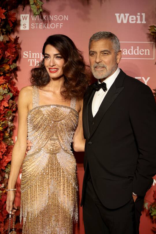 Sie würden Glamour ins Weisse Haus bringen: George und Amal Clooney.