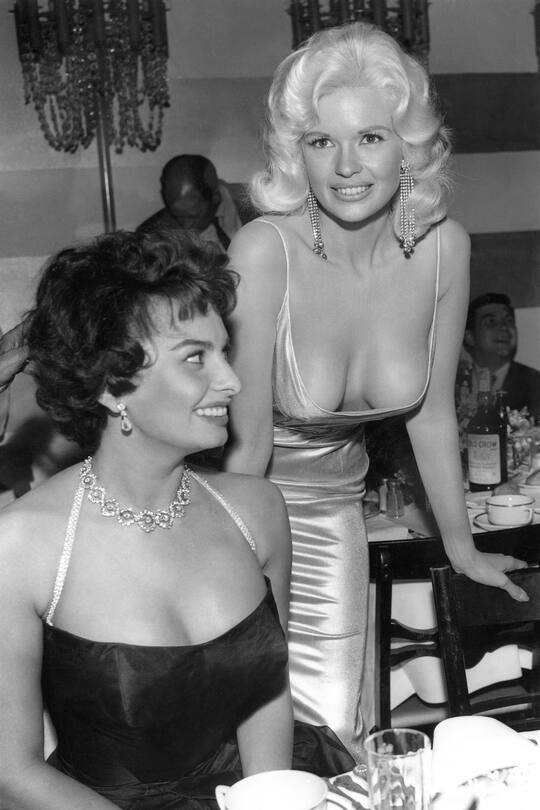 Sophia Loren und Jane Mansfield