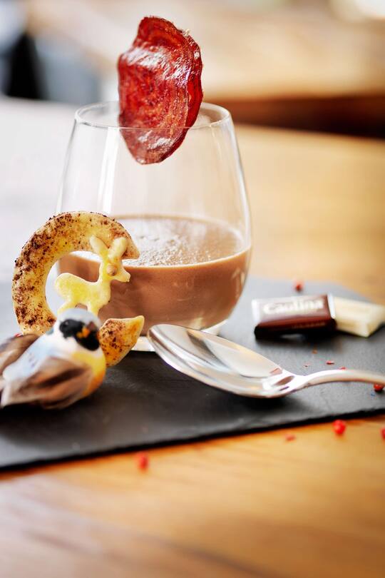 Adventskalender Meta Hiltebrand Menue Weissweinsuppe