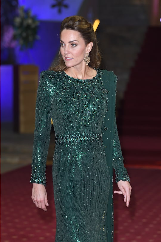 ISLAMABAD, PAKISTAN - OCTOBER 15: Catherine, Duchess of Cambridge with Prince William, Duke of Cambridge attend a special reception hosted by the British High Commissioner to Pakistan at the iconic Pakistan National Monument during their Royal Tour of Pakistan on October 15, 2019 in Islamabad, Pakistan. (Photo by Karwai Tang/WireImage)