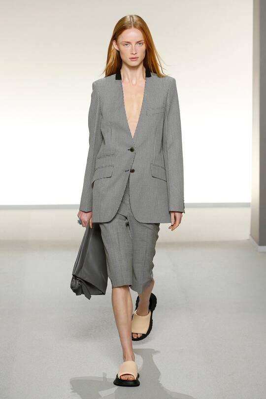 PARIS, FRANCE â SEPTEMBER 29: A model walks the runway during the Givenchy Womenswear Spring/Summer 2020 show as part of Paris Fashion Week on September 29, 2019 in Paris, France. (Photo by Estrop/Getty Images)