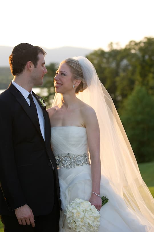 Chelsea Clintonin heiratet in Vera Wang