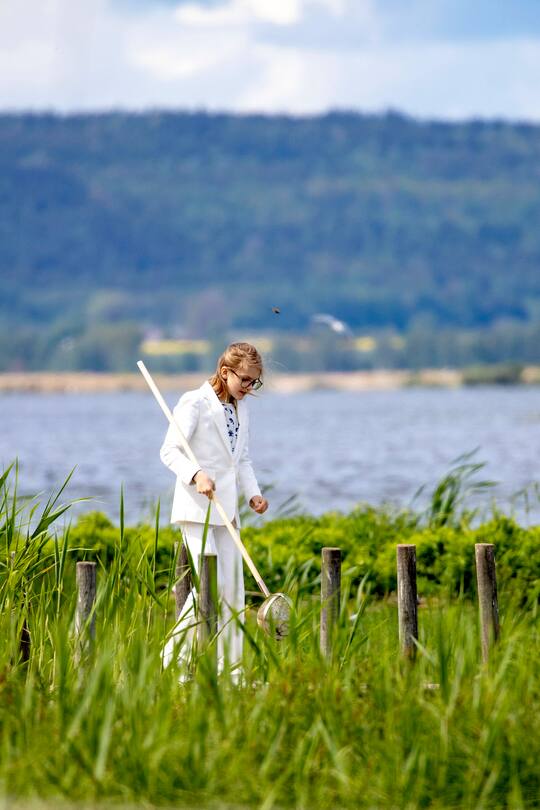 Prinzessin Estelle kommt ganz nach ihrer Mama, wenn es um die Liebe zur Natur geht.