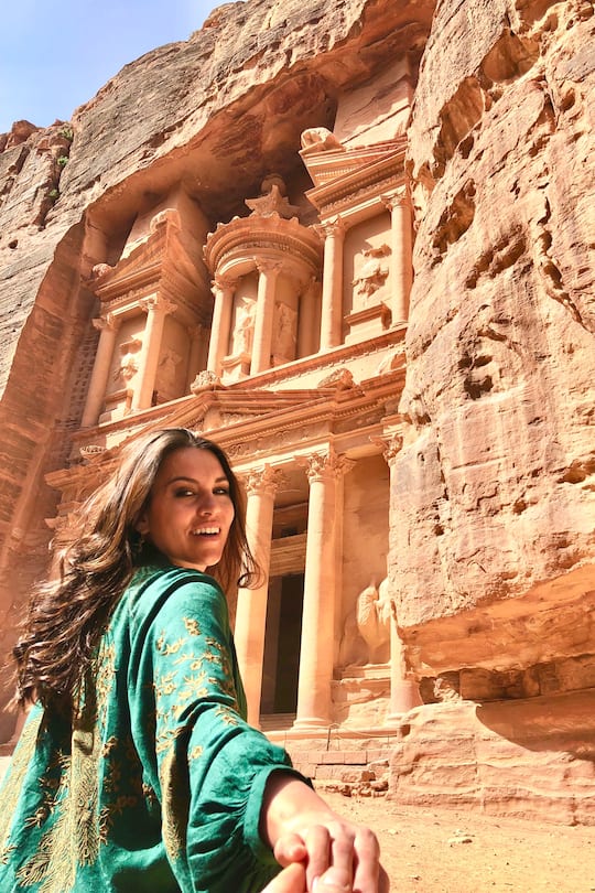 Ex-Miss-Schweiz Amanda Ammann auf Reisen