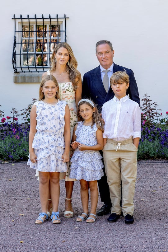 Prinzessin Madeleine mit ihren drei Kindern