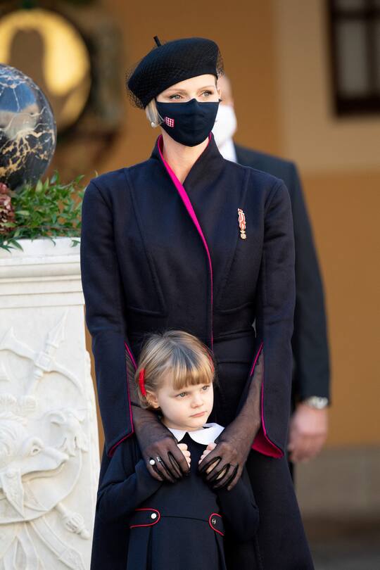 Fürstin Charlene und Prinzessin Gabriella