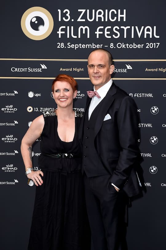 ZURICH, SWITZERLAND - OCTOBER 07: Steffi Buchli and her husband Florian Kohler attend the Award Night of the the 13th Zurich Film Festival on October 7, 2017 in Zurich, Switzerland. The Zurich Film Festival 2017 will take place from September 28 until October 8. (Photo by Alexander Koerner/Getty Images)