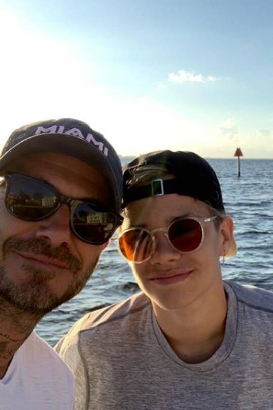 Beckham Ferien in Miami 2019