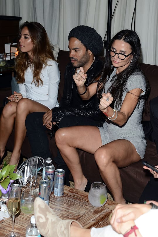Demi Moore bizarrer Auftritt Alkohol Drogen Chanel Party