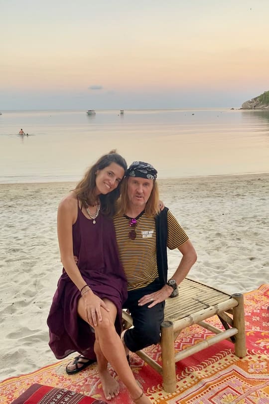 Chris von Rohr mit Patricia Linder