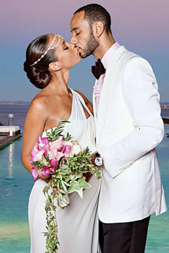 2.8. Hochzeitsfoto: Alicia Keys heiratet Swizz Beatz