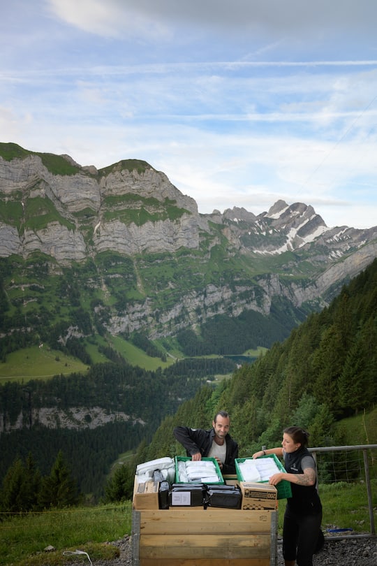 Reportage über die neuen Pächter im Restaurant Aescher