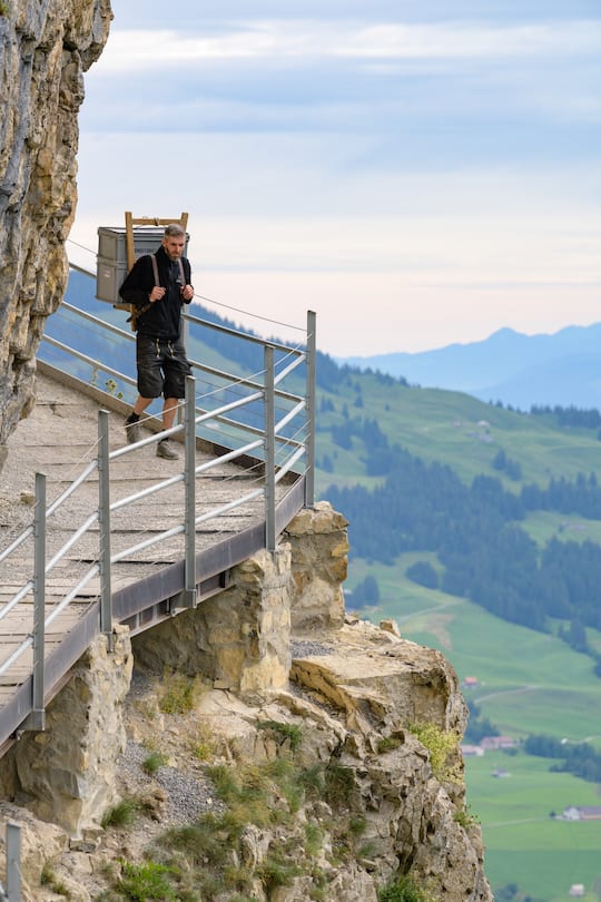 Reportage über die neuen Pächter im Restaurant Aescher