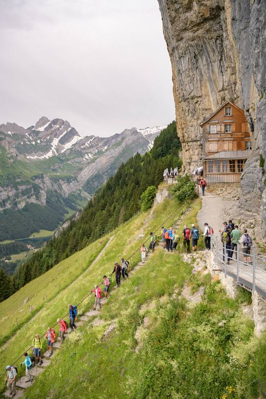 Reportage über die neuen Pächter im Restaurant Aescher