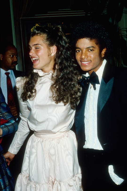 Brooke Shields und Michael Jackson