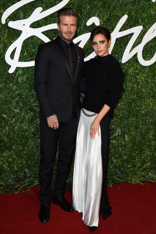 Victoria David Beckham British Fashion Awards