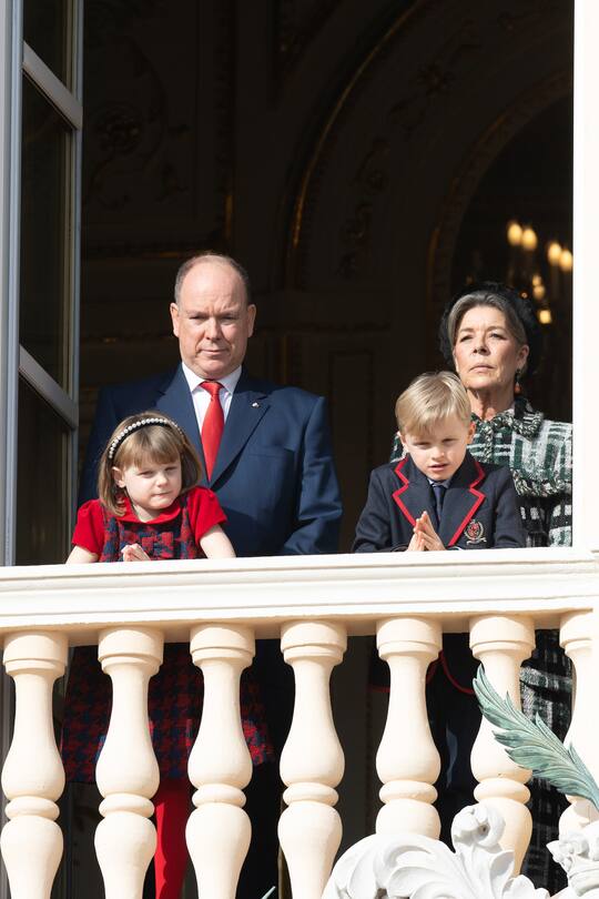 Prinzessin Caroline und Fürst Albert von Monaco