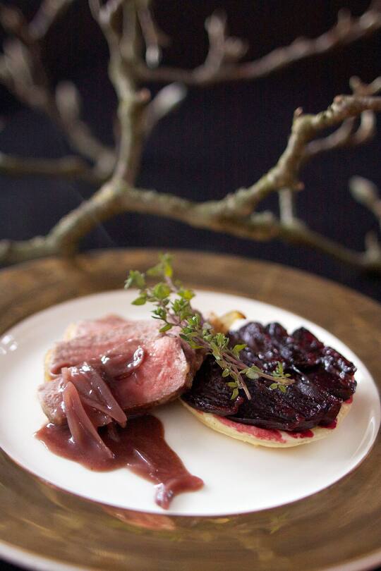 Weihnachtsmenü Entrecôte Mary Miso