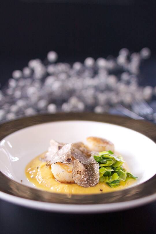 Weihnachtsrezept Jakobsmuscheln Mary Miso