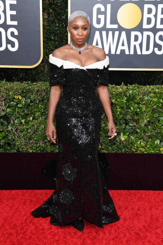 BEVERLY HILLS, CALIFORNIA - JANUARY 05: Cynthia Erivo attends the 77th Annual Golden Globe Awards at The Beverly Hilton Hotel on January 05, 2020 in Beverly Hills, California. (Photo by Daniele Venturelli/WireImage)