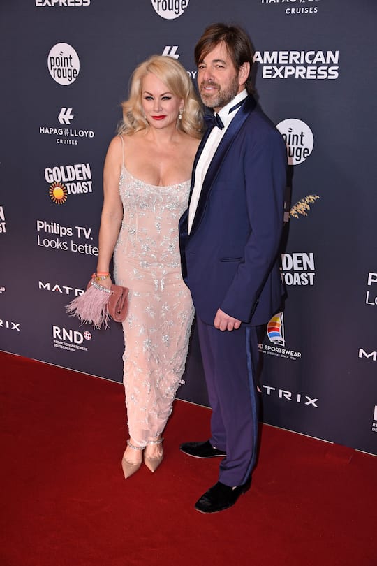 HAMBURG, GERMANY - NOVEMBER 25: Former US model and acress Shawne Fielding and her partner Patrick Schoepf attend "20 Golden Years Of Movie Meets Media" at Hotel Atlantic Kempinski on November 25, 2019 in Hamburg, Germany. (Photo by Tristar Media/Getty Images)