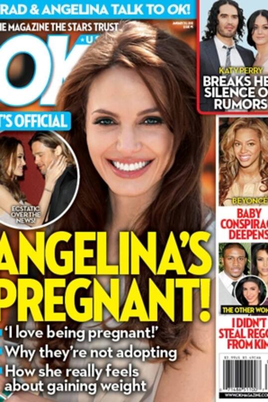 Cover OK Magazin Angelina Jolie schwanger mit 7. Kind