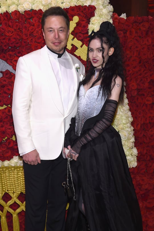 Elon Musk und Partnerin Grimes