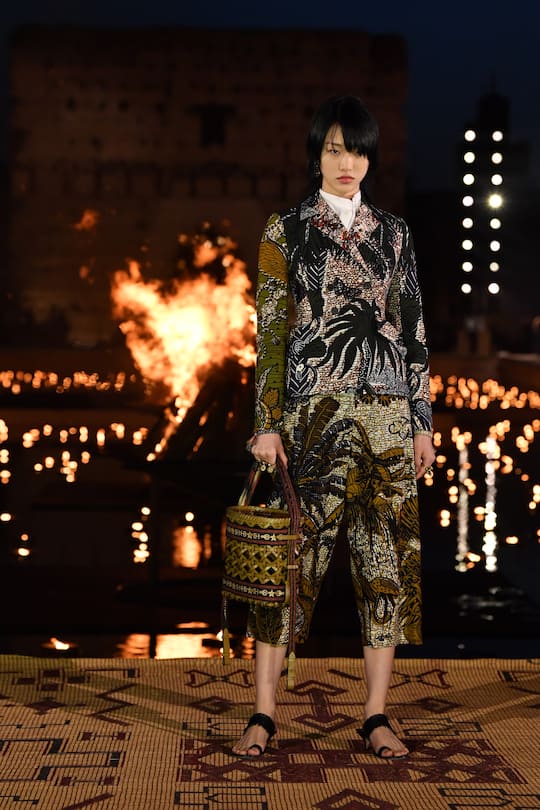 MARRAKECH, MOROCCO - APRIL 29: A model walks the runway during the Christian Dior Couture S/S20 Cruise Collection on April 29, 2019 in Marrakech, Morocco. (Photo by Pascal Le Segretain/Getty Images for Dior)