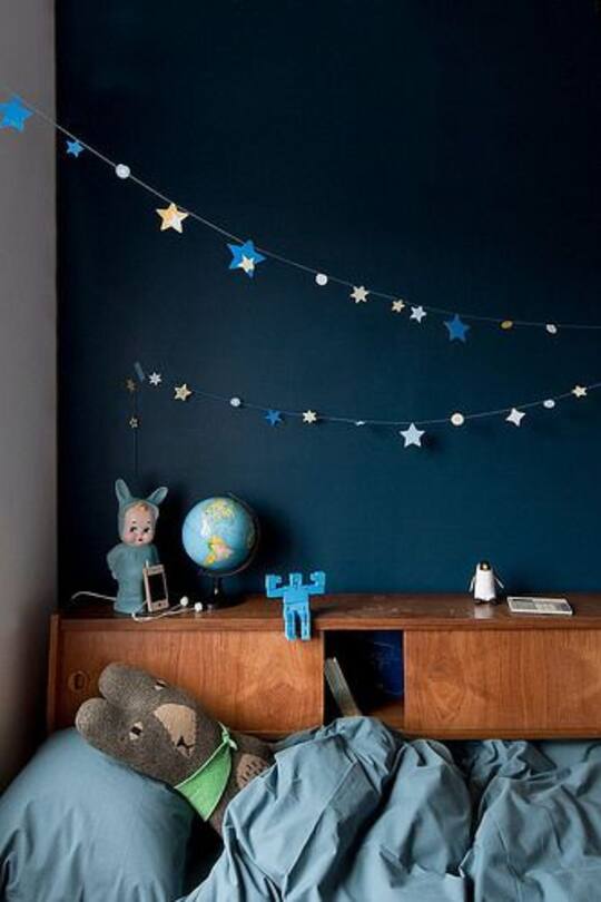 Wohninspirationsbilder zum Thema Dunkelblau