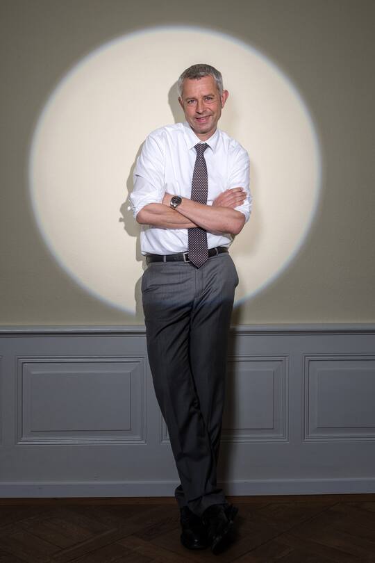 Nicolas Bideau Chef von Präsenz Schweiz, aufgenommen am 05.03.2015 Bild Remo Naegeli