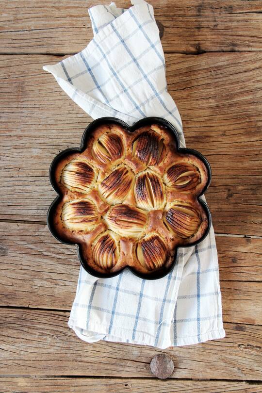 fork and flower X SI Style - Rezept: Versunkener Apfelkuchen