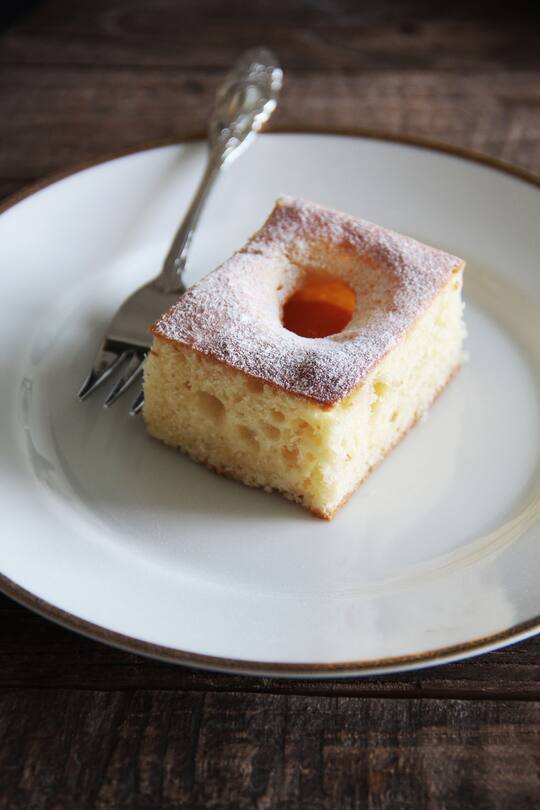 fork and flower X SI Style Rezept: Aprikosenkuchen vom Blech