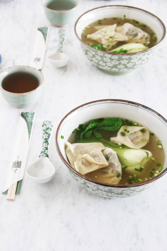fork and flower X SI Style Rezept: Wonton Suppe