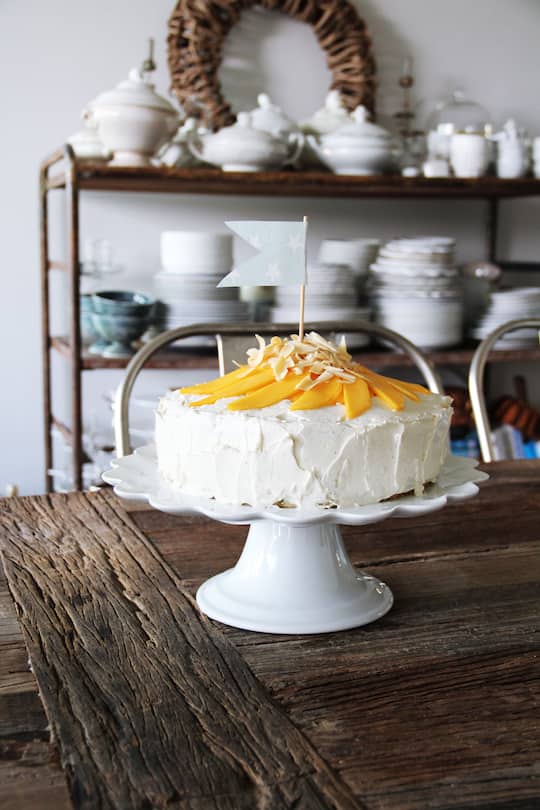 fork and flower X Si Style Rezept: Mango-Quark-Torte