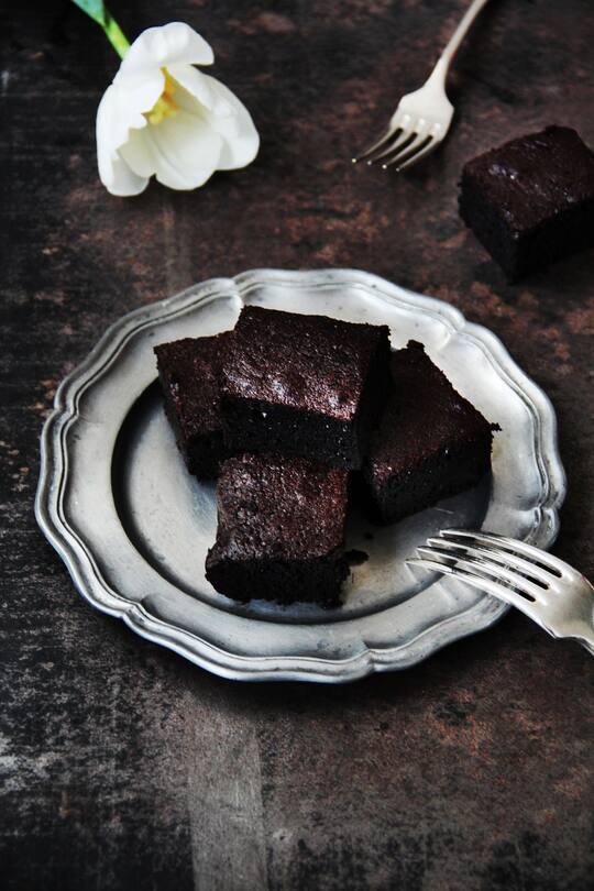 fork and flower X Si Style Rezept: Weltklasse Brownies