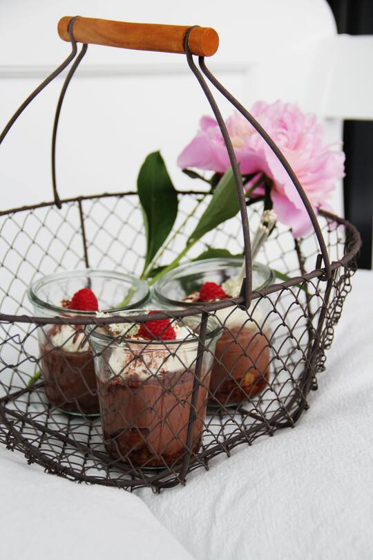 fork and flower X SI Style Rezept: Kinderleichter Schoggipudding