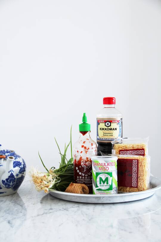 fork and flower X SI Style Rezept: Wonton Miso Suppe