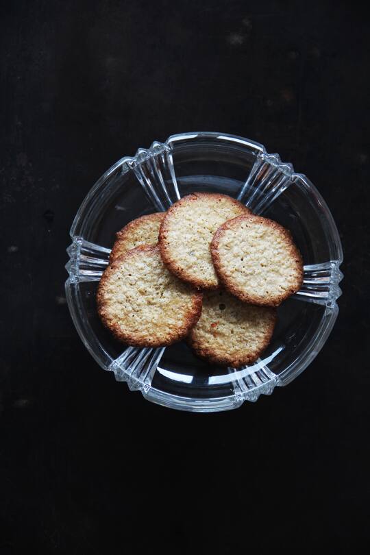 fork and flower X SI Style Rezept: Haferflocken Spitzen-Guetzli