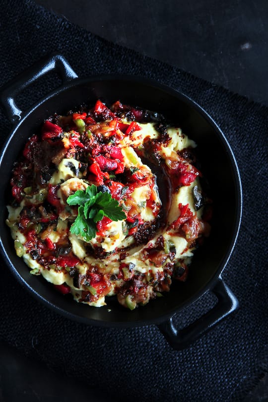 fork and flower X SI Style Rezept: Kartoffelstock mit gegrillten Pepperoni