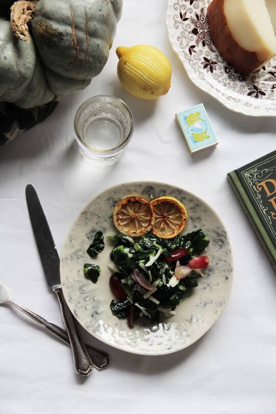 fork and flower X SI Style - Rezept: Cavolo Nero mit Zitronensauce