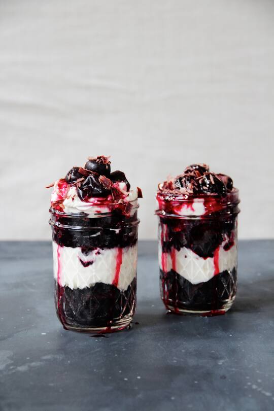 fork and flower X SI Style Rezept: Schwarzwälder Trifle