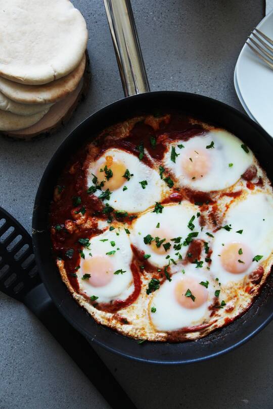 fork and flower X SI Style Rezept: Shakshuka