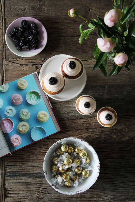fork and flower X SI Style Rezept: Sweet Surprise Cupcakes