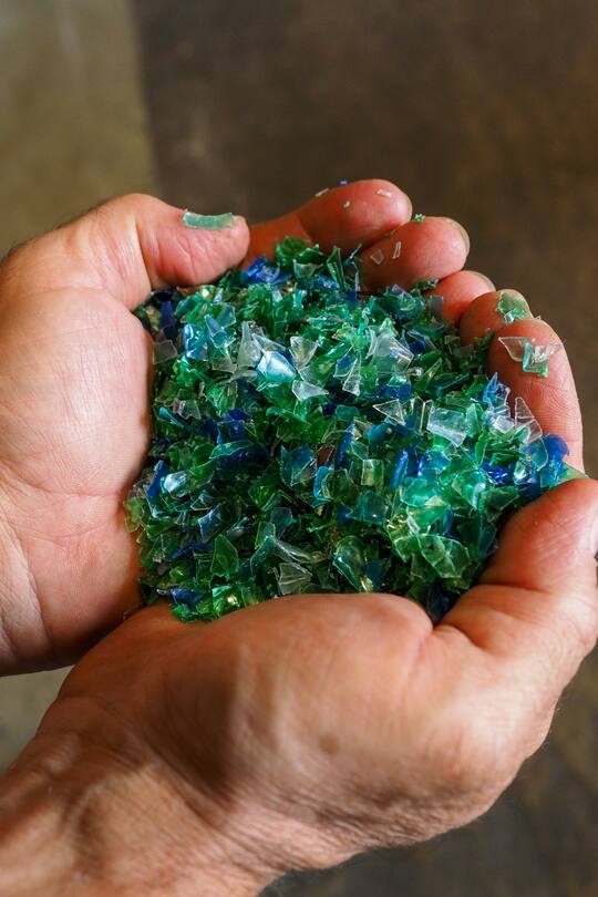 PET Flakes und Granulat