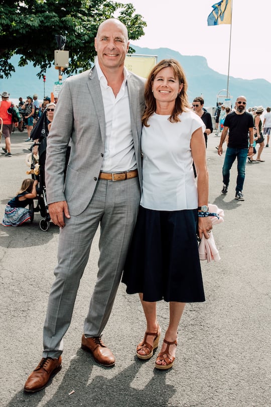 Thomas Amstutz mit Gattin Barbara, 2019