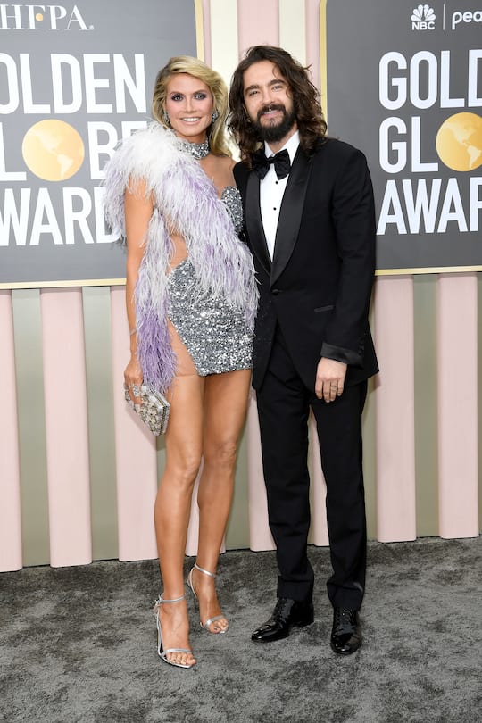 Heidi Klum and Tom Kaulitz bei den Golden Globes 2023