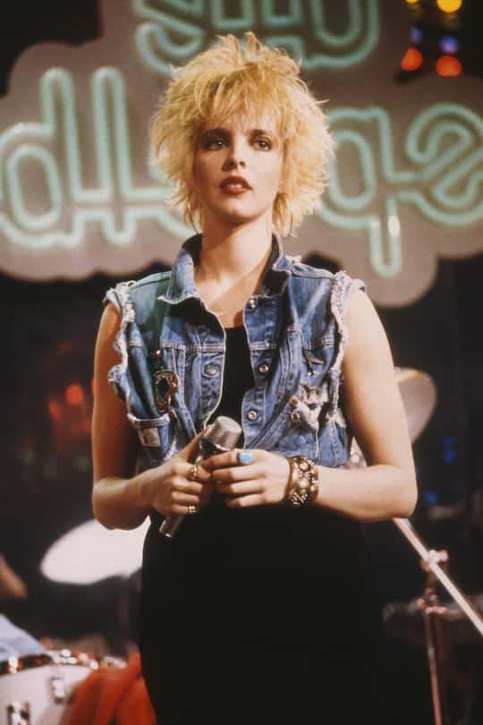 GERMANY - circa 1985: German singer Nena performs live on stage in Germany circa 1985. (Photo by Martina Raddatz/Redferns)