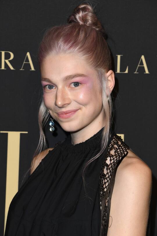 BEVERLY HILLS, CALIFORNIA - OCTOBER 14: Hunter Schafer arrives at the 2019 ELLE Women In Hollywood at the Beverly Wilshire Four Seasons Hotel on October 14, 2019 in Beverly Hills, California. (Photo by Steve Granitz/WireImage)