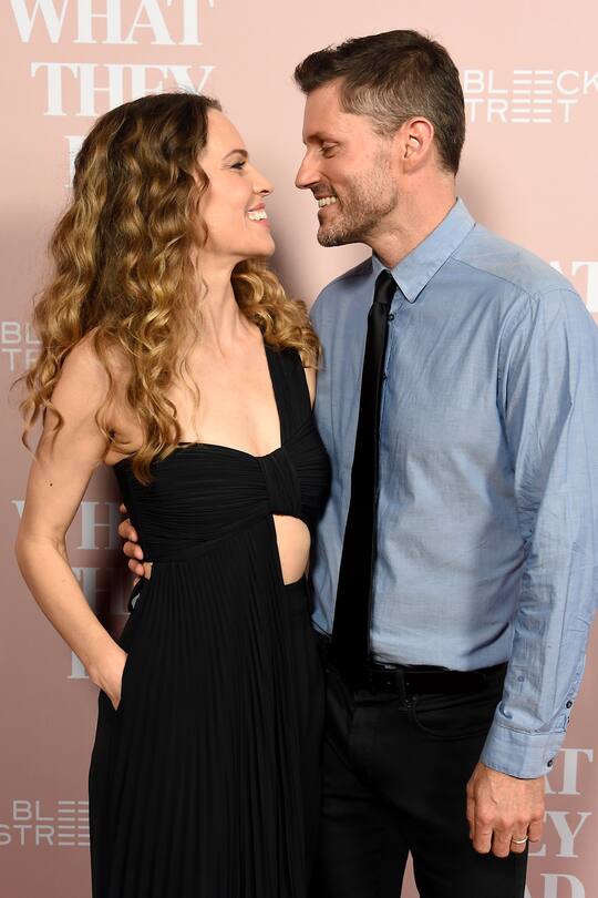 Hilary Swank und Ehemann Philip Schneider 2018